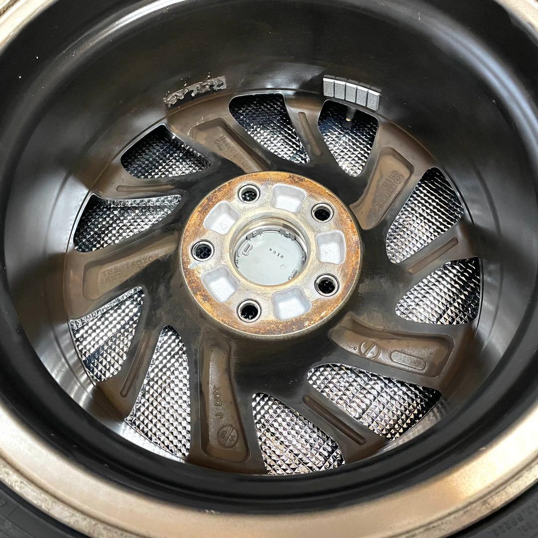 送料込 バリ溝 シビックセダン FC1 純正ホイールセット