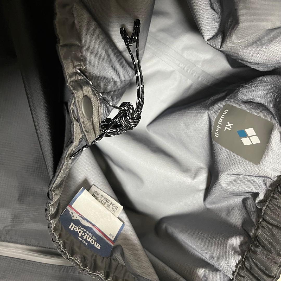 新品 モンベル　ストームクルーザー　フルジップ　ゴアテックス　レインパンツ　ＸＬ