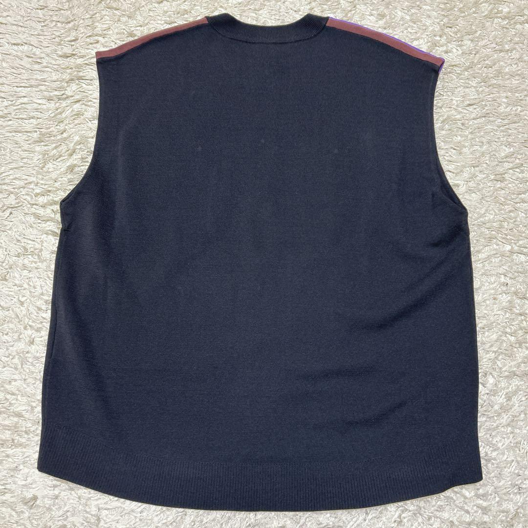 グレースコンチネンタル　配色ラインニットジレ 23SS 完売品 36