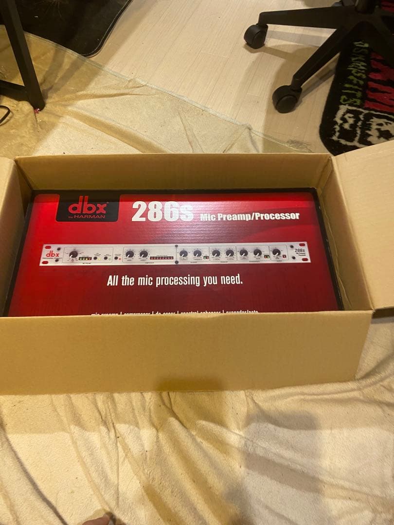 dbx 286s マイクプリアンプ