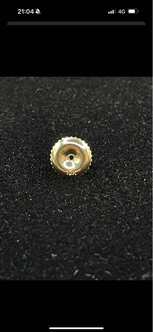 VS クラス 天然ダイヤモンド 10Kクラスター バゲット スタッドピアス