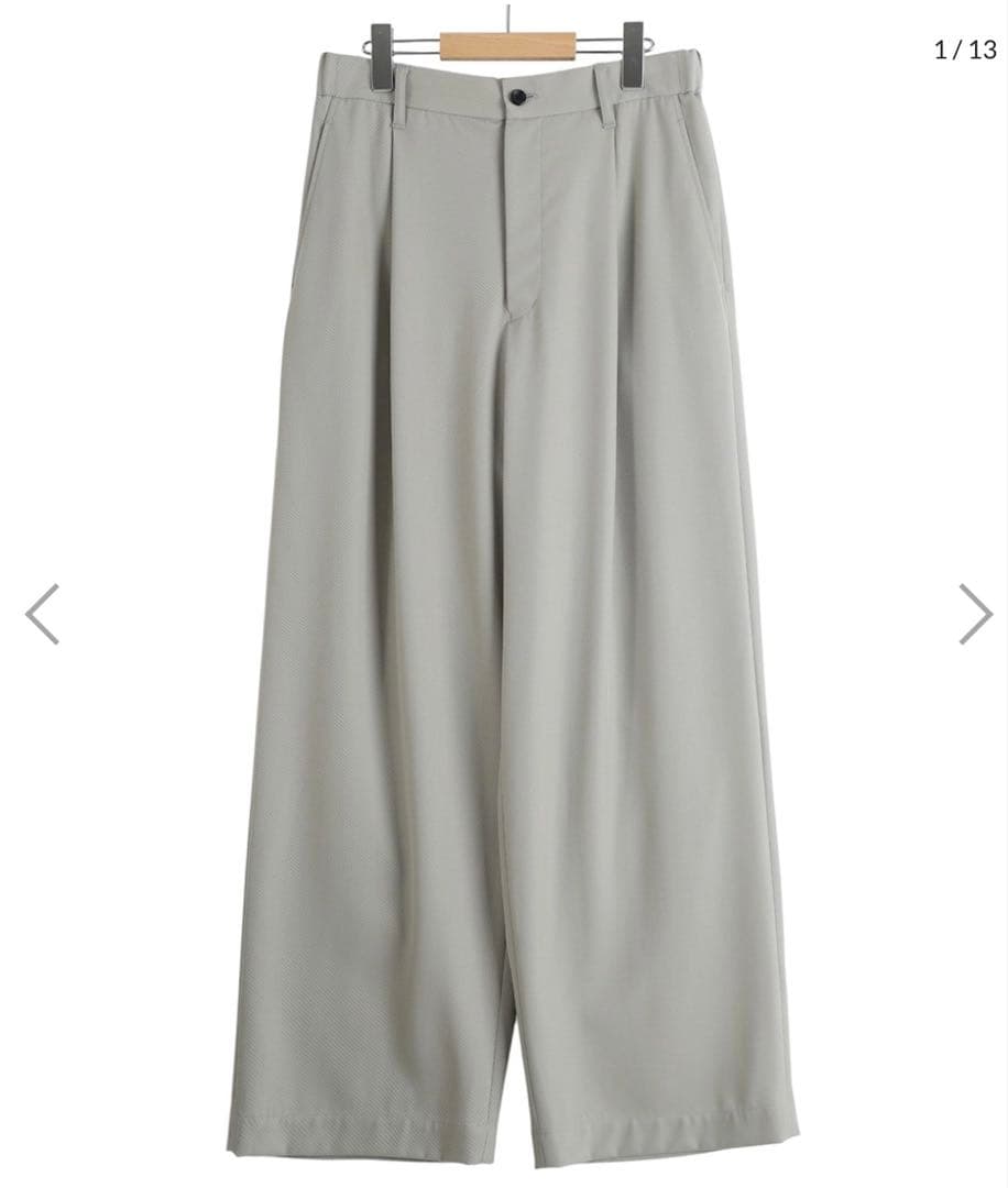 【Graphpaper】ワイドテーパードトラウザーズ