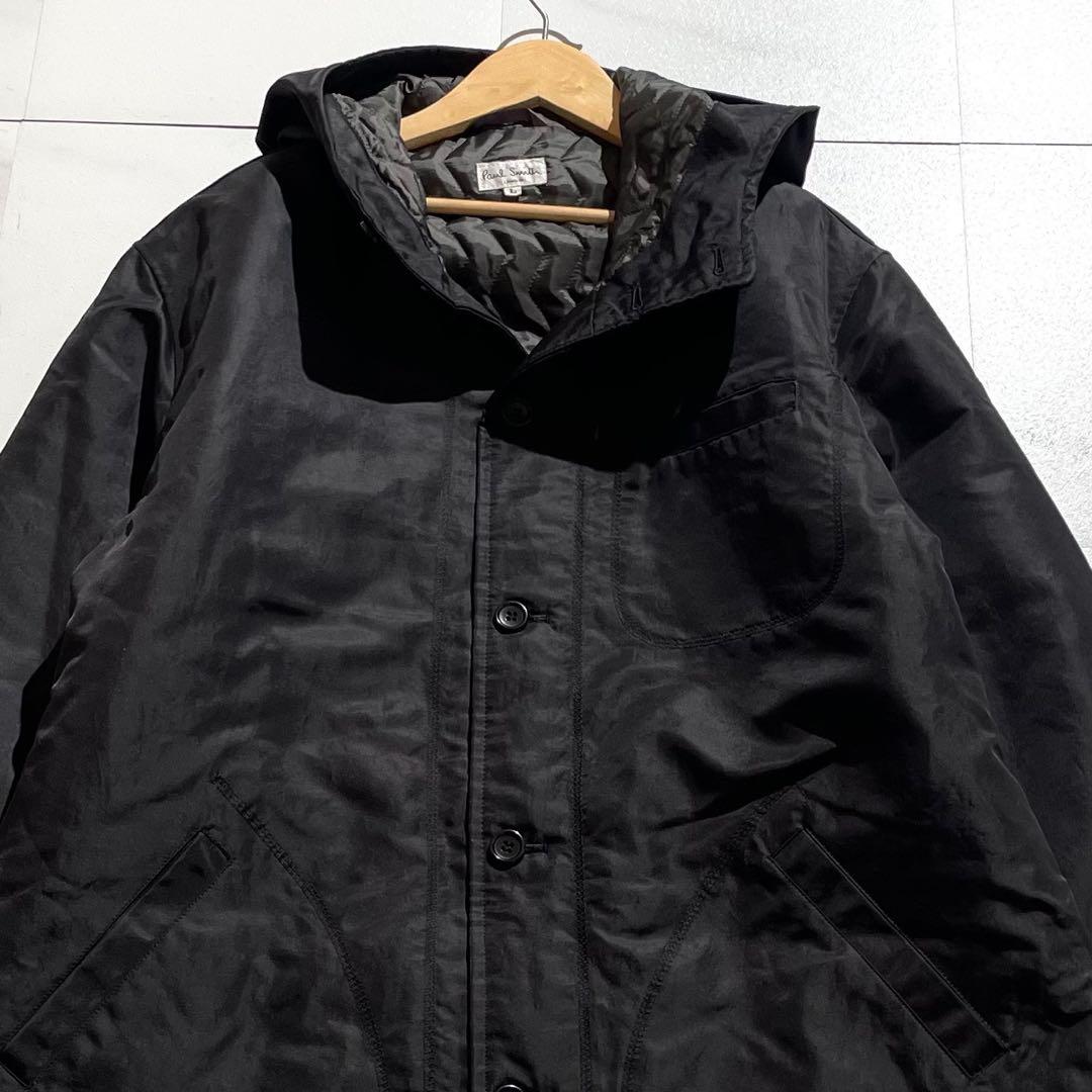 極美品✨ ポールスミス モッズコート L 黒 キルティング フィッシュテール