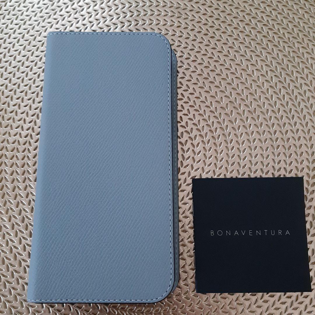 【ボナベンチュラ】 ダイアリーケース iPhone 14 Plus, ブルーリン