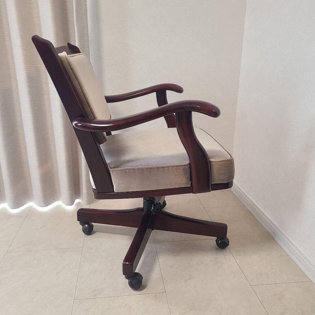 カリモク　コロニアル　デスクチェア　ヴィンテージ