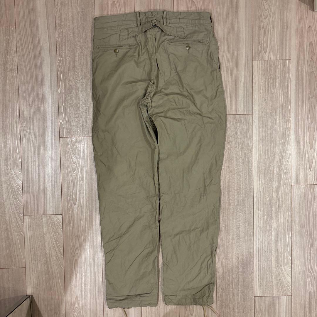 週末限定値下げ【美品】EngineeredGarmentsパンツ　ベージュ34