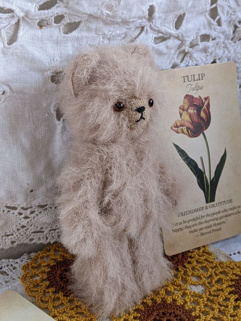 【t】小さいテディベア　14cm