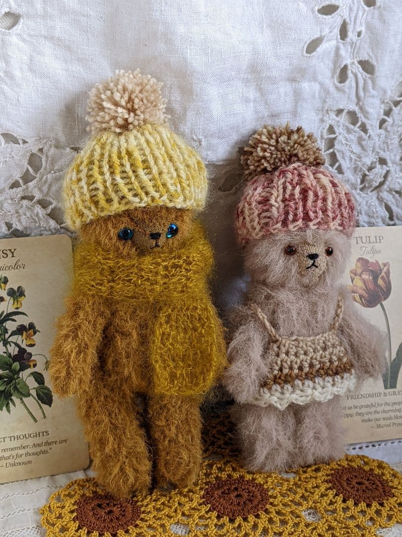 【t】小さいテディベア　14cm