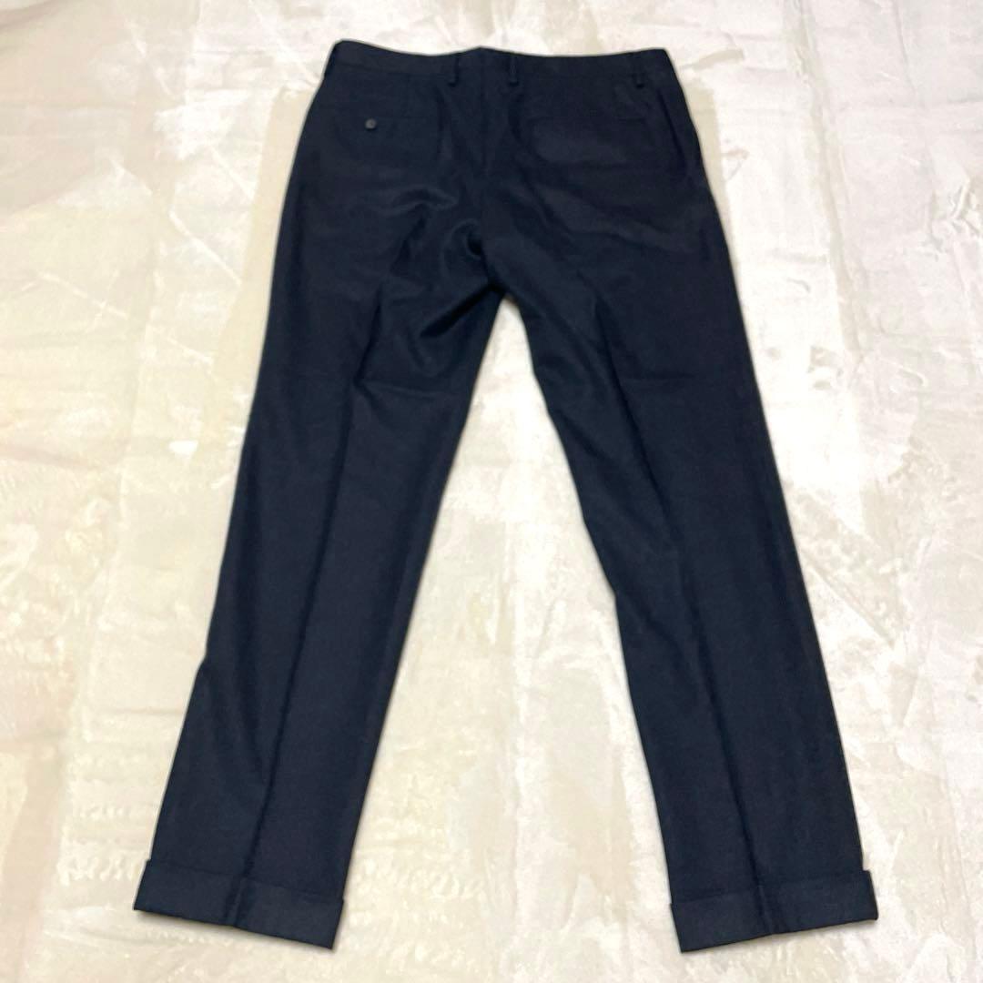 【未使用】五大陸　W88 チャコールグレー ウール100%