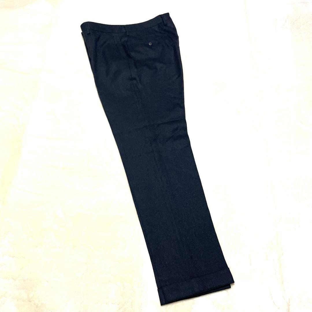 【未使用】五大陸　W88 チャコールグレー ウール100%