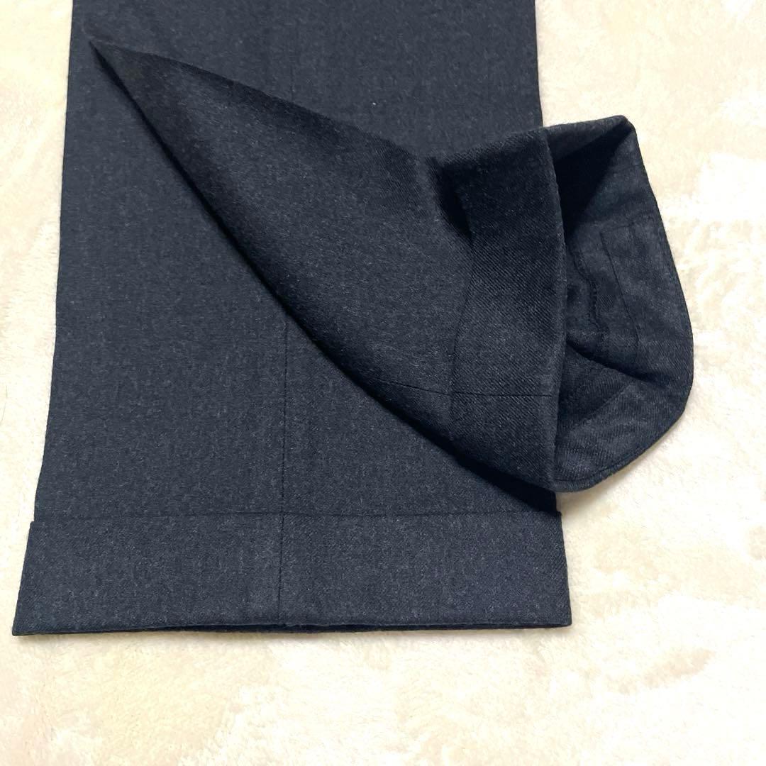 【未使用】五大陸　W88 チャコールグレー ウール100%