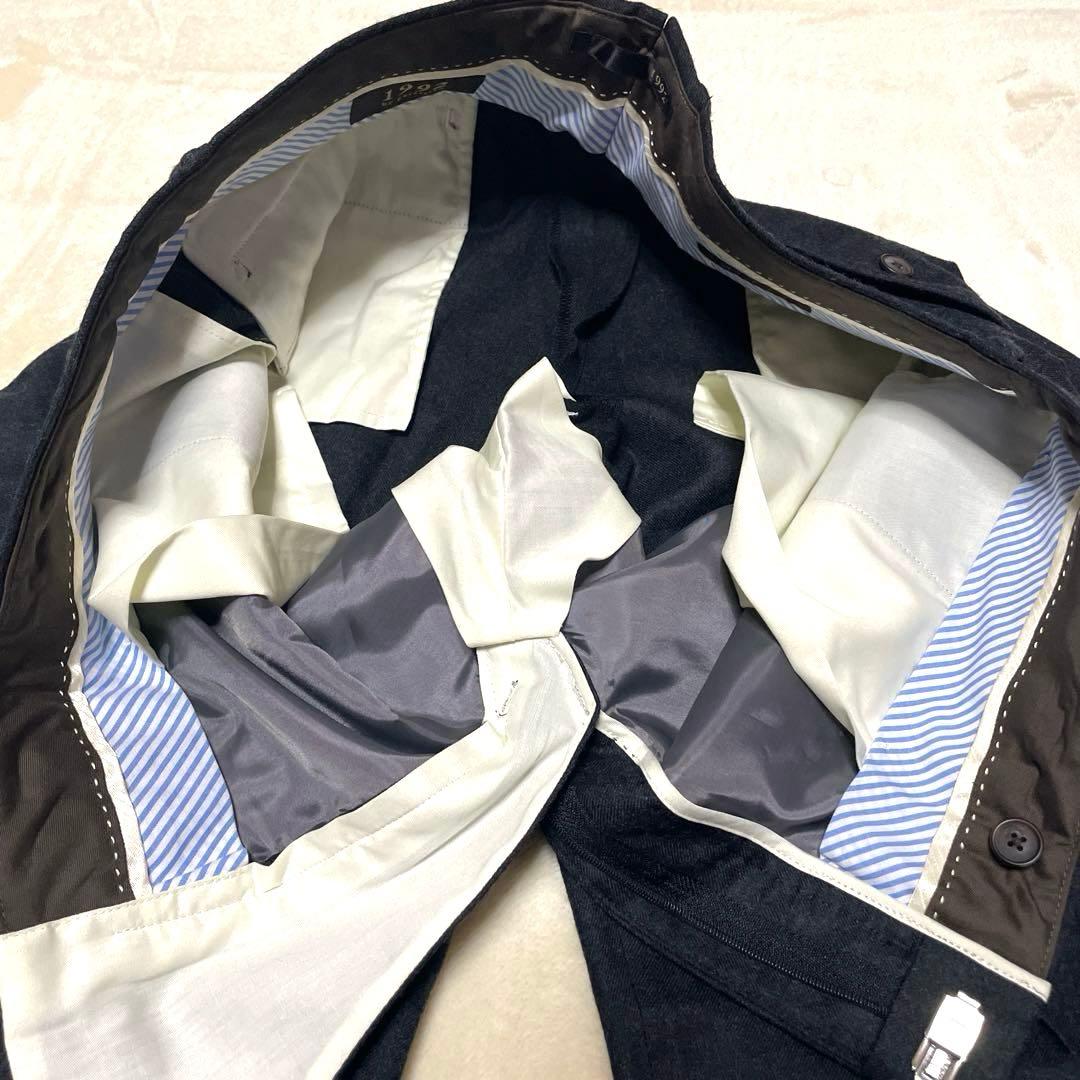 【未使用】五大陸　W88 チャコールグレー ウール100%