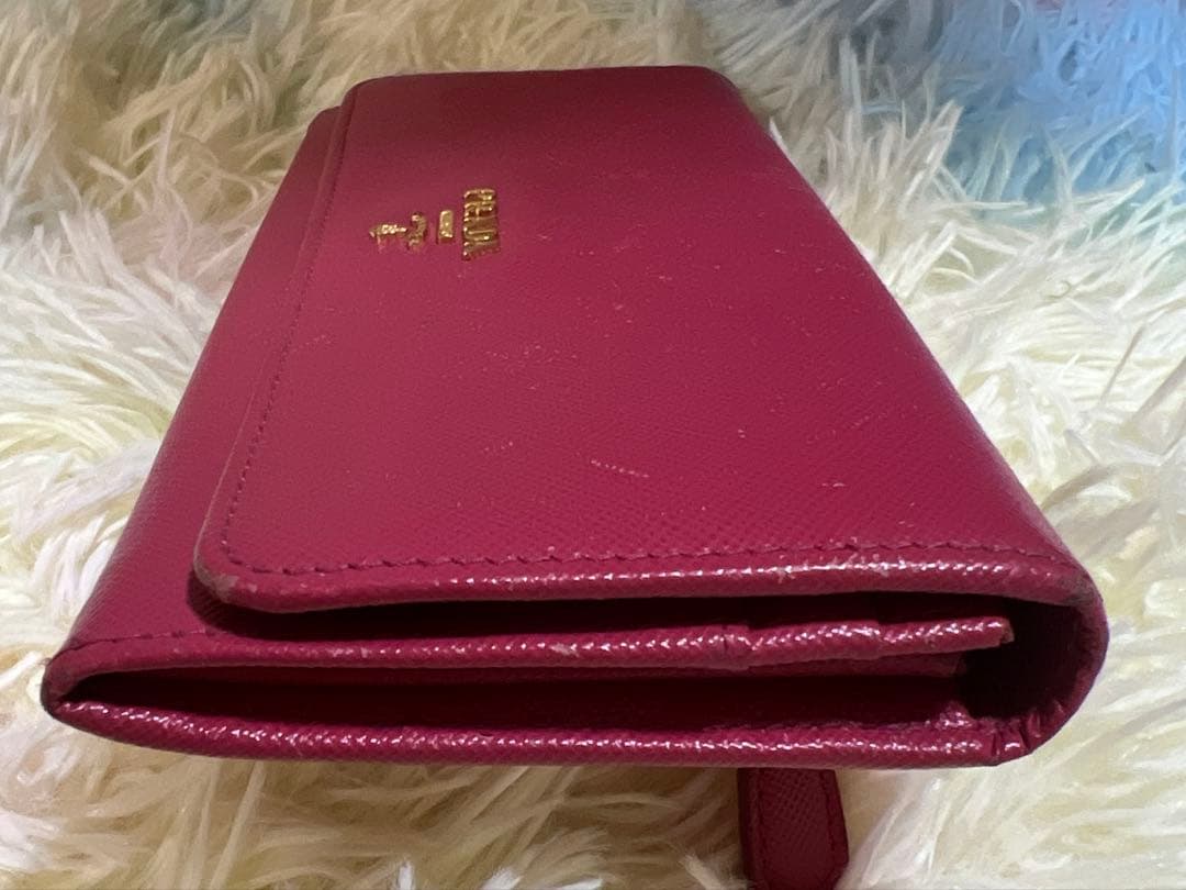 PRADA ピンク 長財布 224