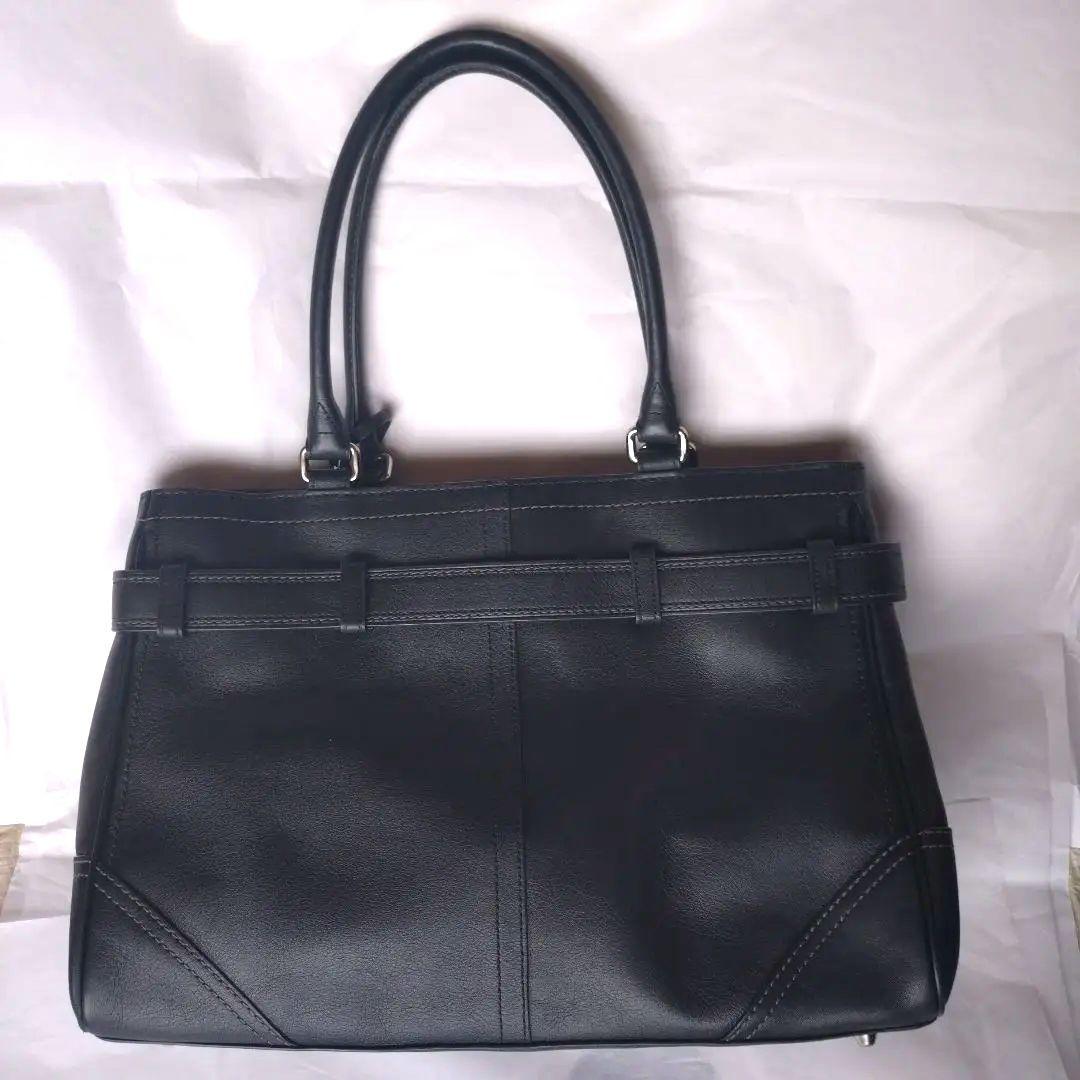 COACH☆コーチ　ハンドバッグ　牛革　ブラック　ビジネスバッグ　リクルート