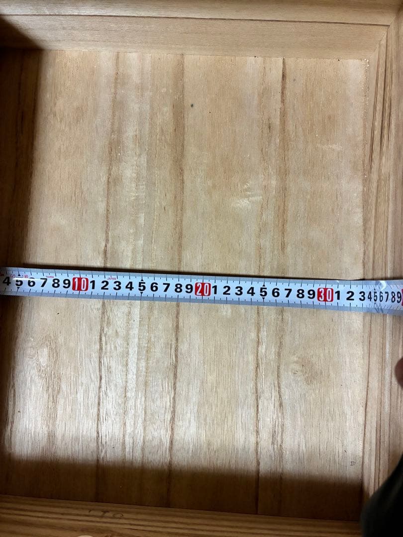 ホワイト木製チェスト 6段　姫系　金取　アンティーク　引き出し②