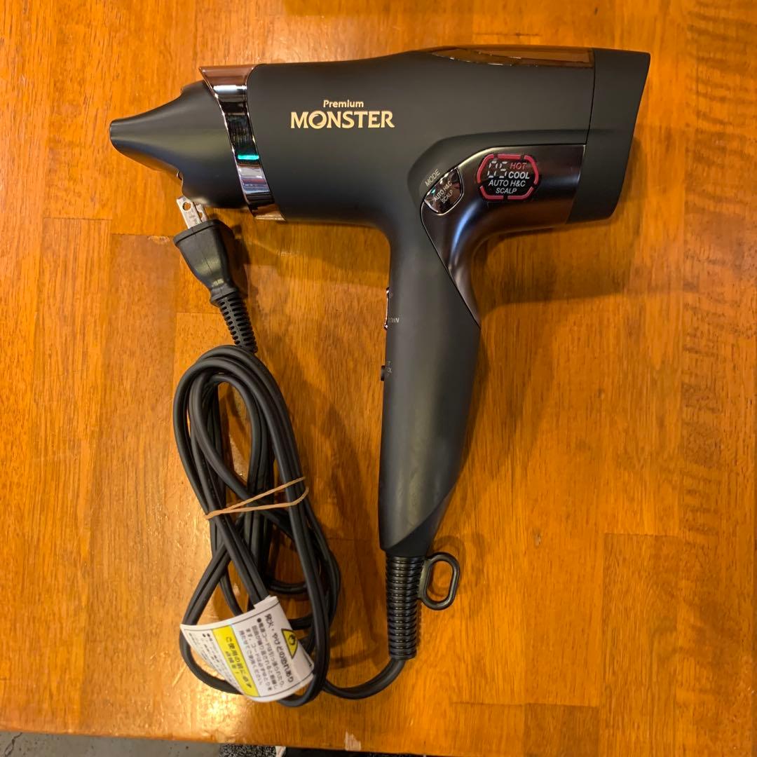MONSTER Premium ヘアドライヤー ブラック