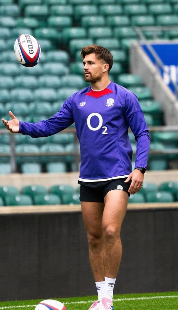 イングランド代表 ラグビー　パープル ウォームアップウェア