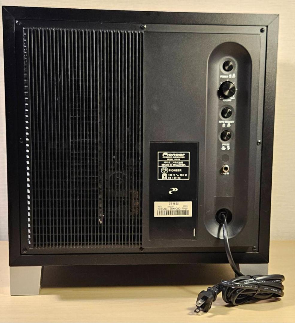 Pioneer S-51W サブウーファー ブラック 動作良好