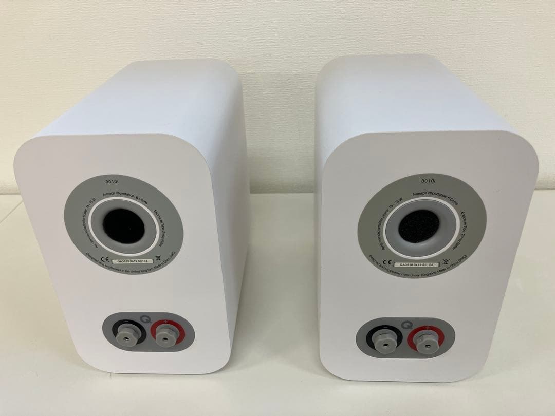 【中古美品】Q Acoustics 3010i スピーカー 白