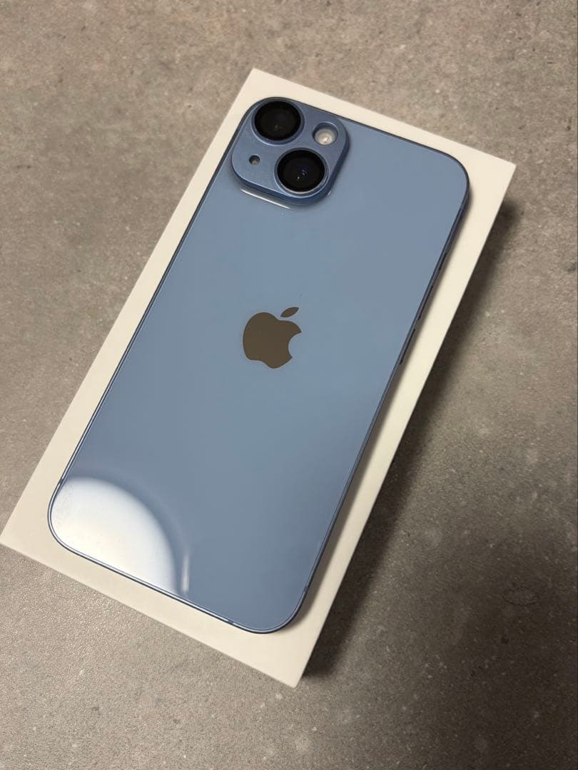 Apple iPhone 14 258G ブルー 本体