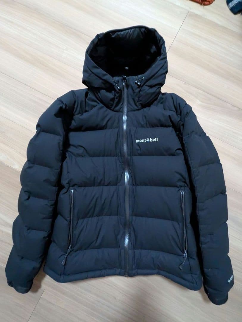 モンベル パーマフロスト ライトダウンパーカ Mサイズ ブラック
