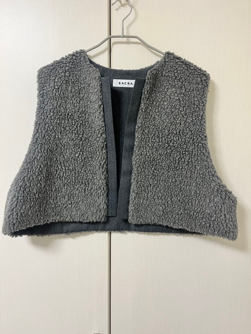 【新品同様】SACRA ボアショートベスト UNITED ARROWS