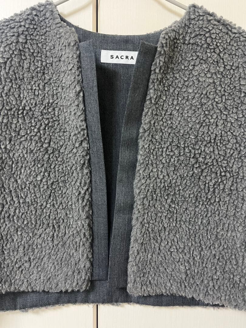 【新品同様】SACRA ボアショートベスト UNITED ARROWS