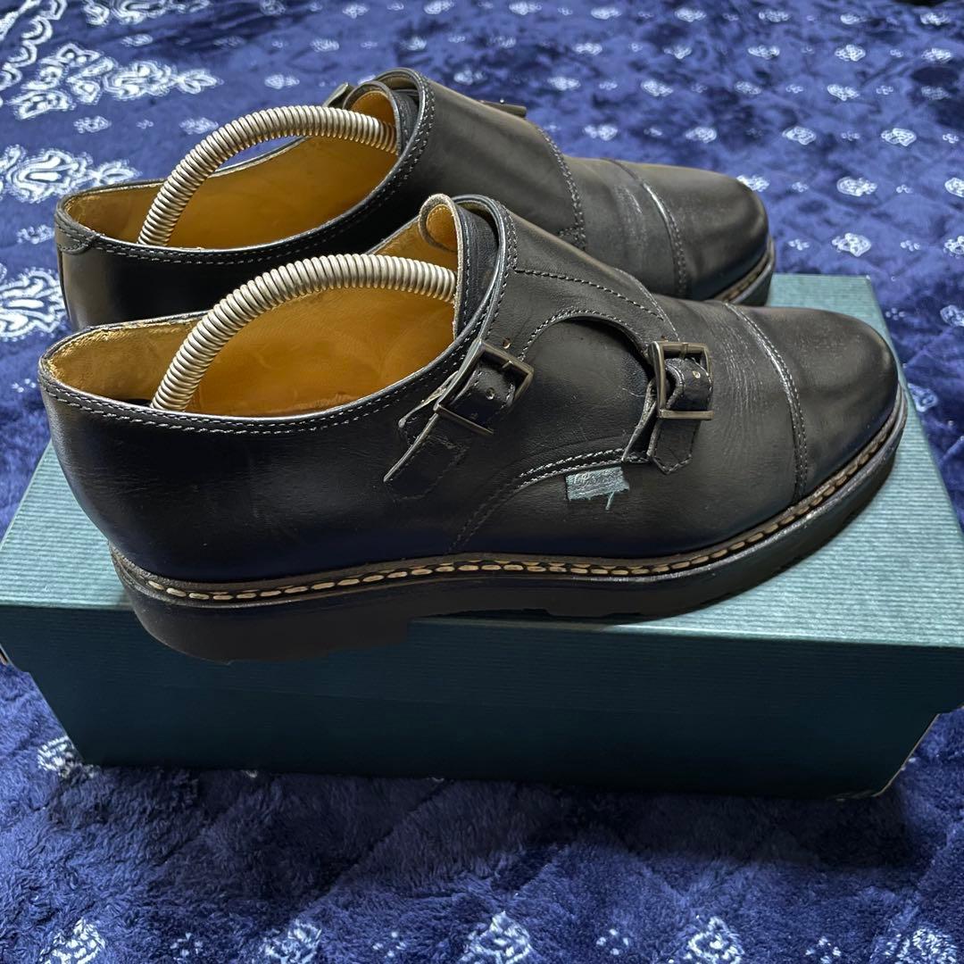 ブ*ジ様 Paraboot William 7 ブラック パラブーツ ウィリアム