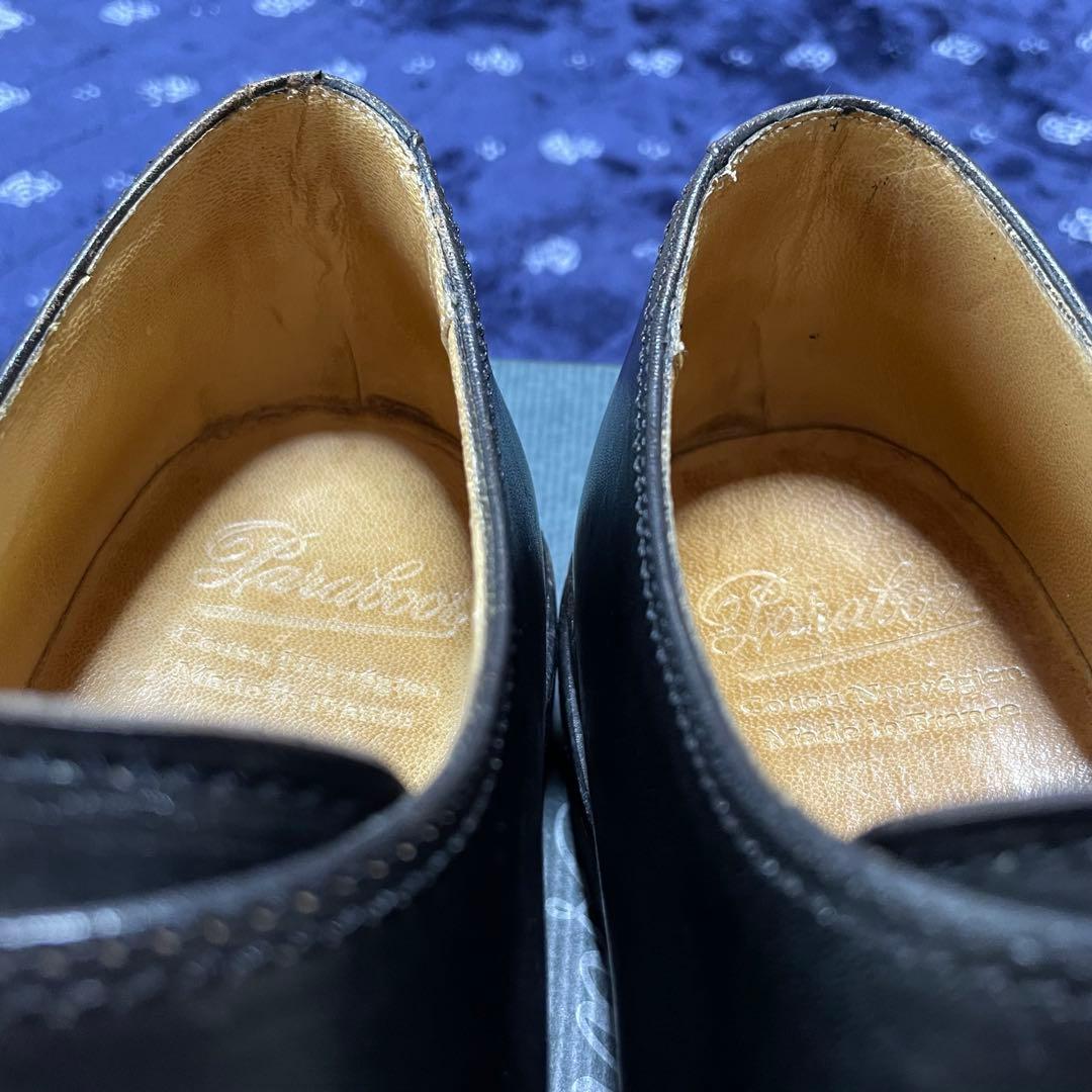 ブ*ジ様 Paraboot William 7 ブラック パラブーツ ウィリアム