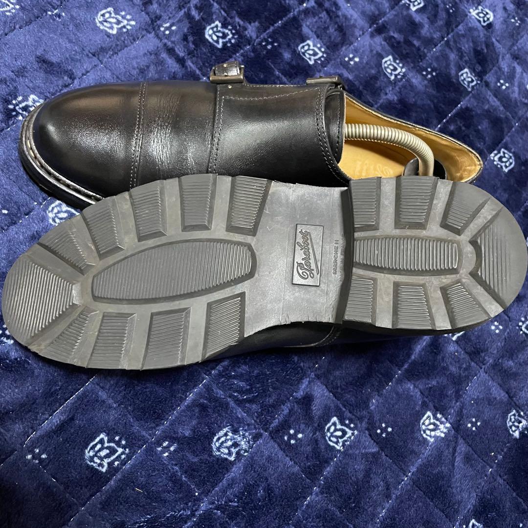 ブ*ジ様 Paraboot William 7 ブラック パラブーツ ウィリアム