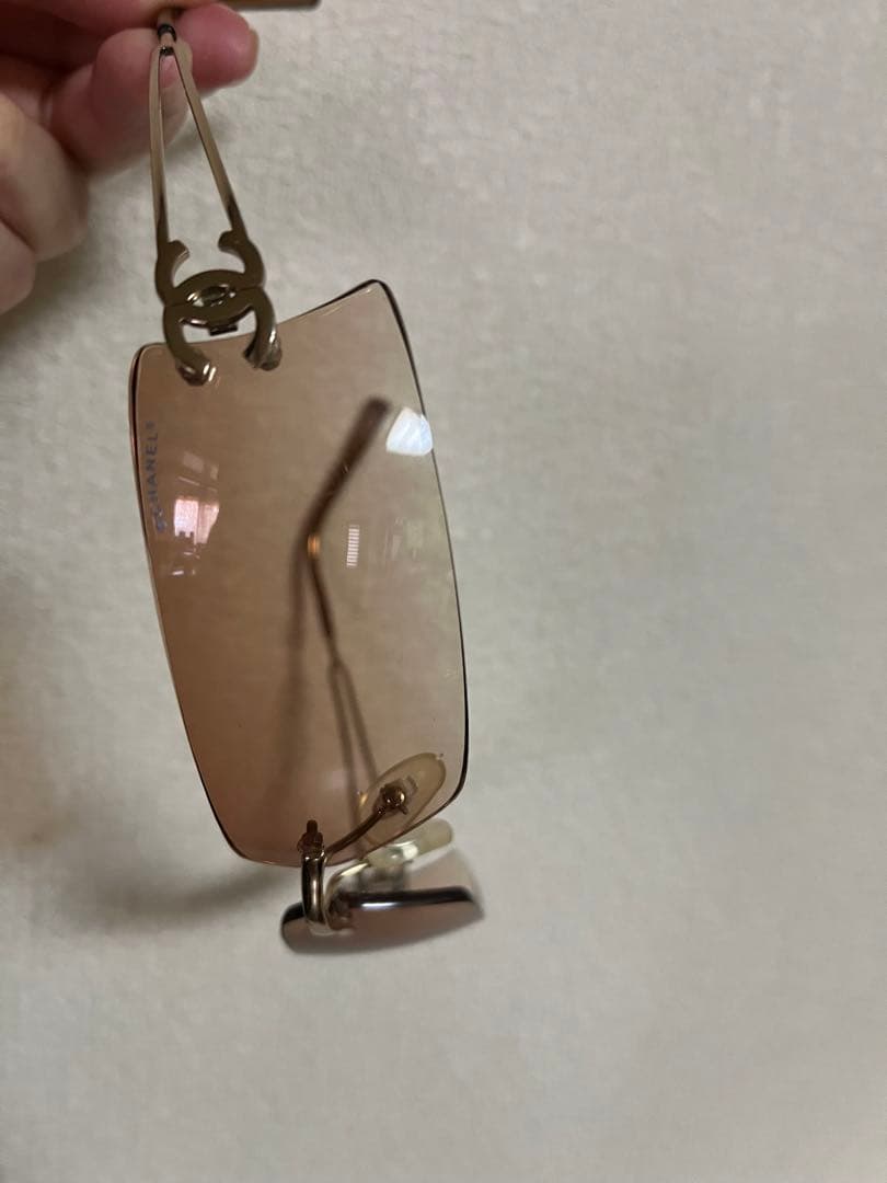 CHANEL ブラウンレンズ ゴールドフレーム サングラス　シャネル