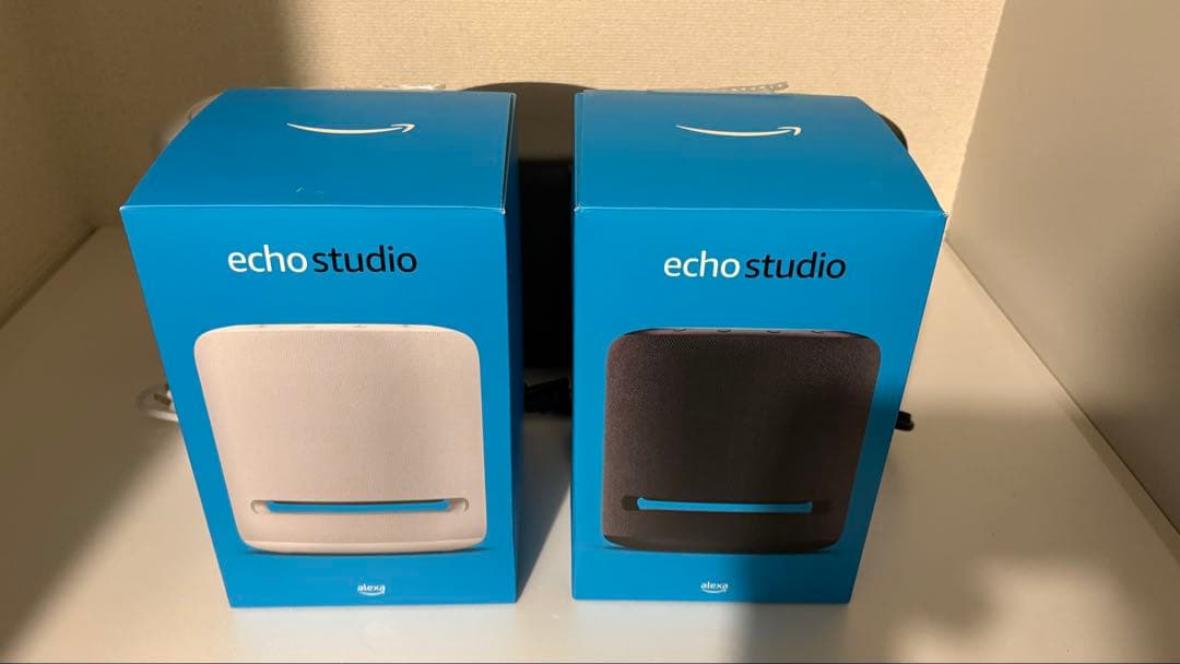 喫*店様 マ*サ様 Echosub1台とEcho Studio スマートスピーカ