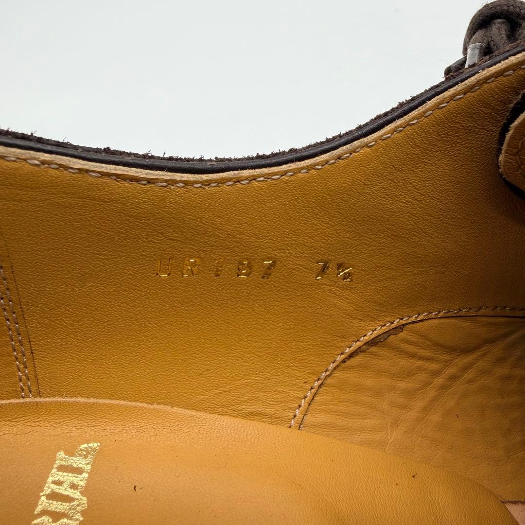 【極美品】ユニオンインペリアル ストレートチップ 25.5cm 濃茶 スエード