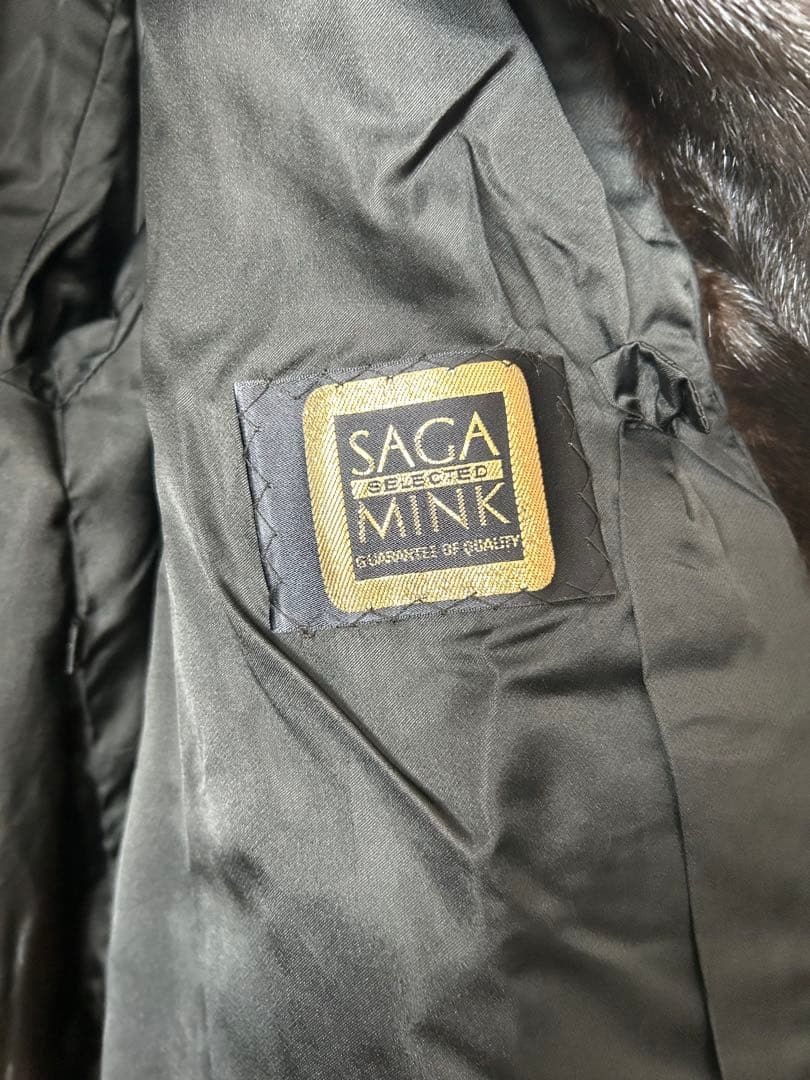 【SAGA MINK／サガミンク】 毛皮コート