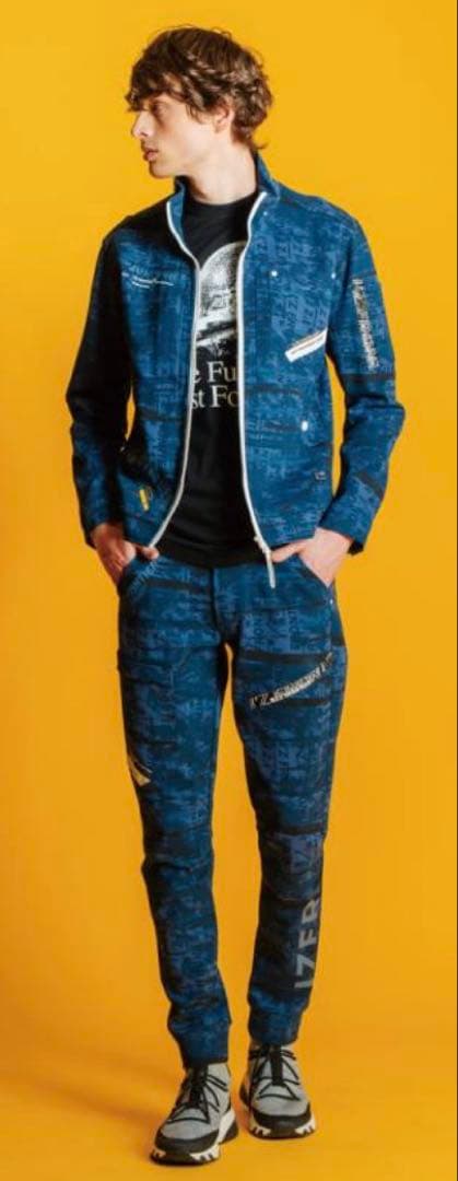 【数量限定】アイズフロンティア 作業着 上下セット メンズ デニム 新品 LL