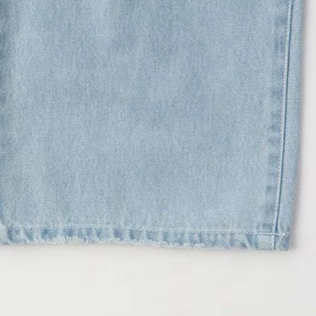 メゾピアノジュニア　美脚ルーズストレートデニムパンツ　150