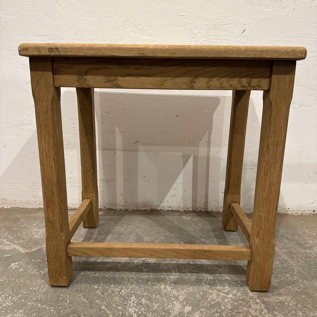 年末年始saleヴィンテージ　ネストテーブル　サイドテーブル　花台　剥離　2