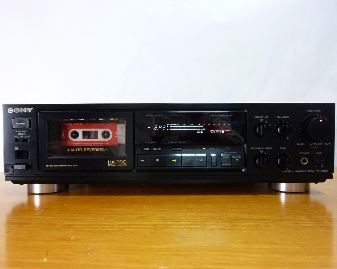 SONY ソニー TC-K500R オートリバースカセットデッキ プレーヤー