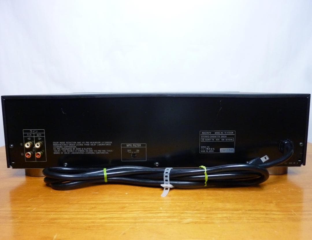 SONY ソニー TC-K500R オートリバースカセットデッキ プレーヤー