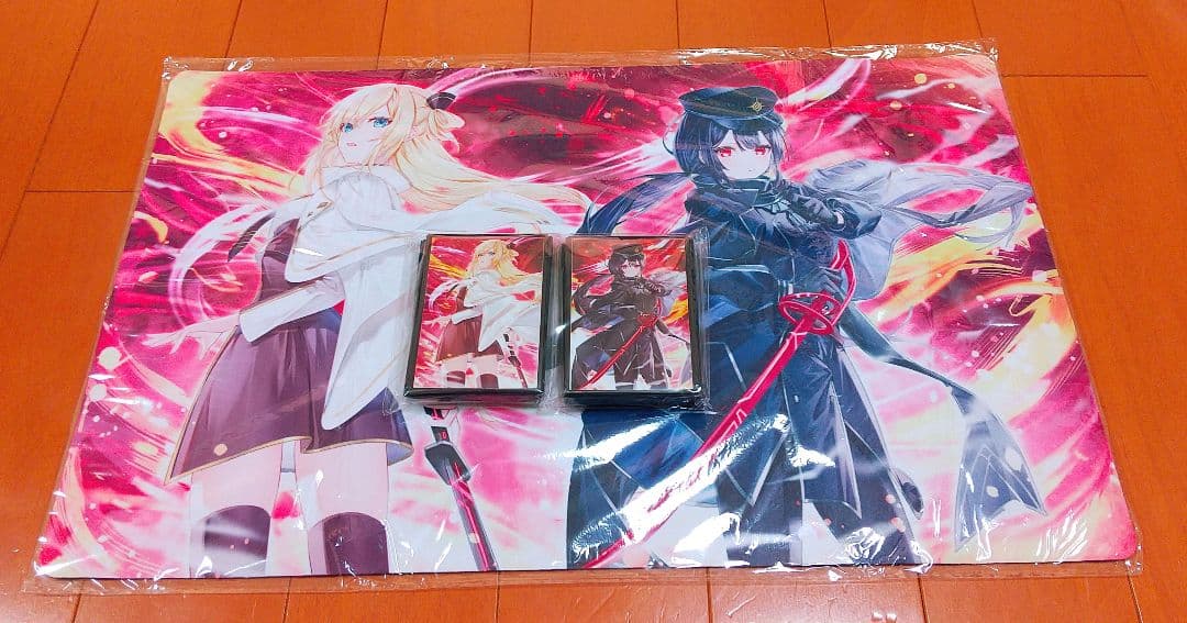 遊戯王　閃刀姫　レイ　ロゼ　スリーブプレイマット　未開封　ミッドナイトブルー