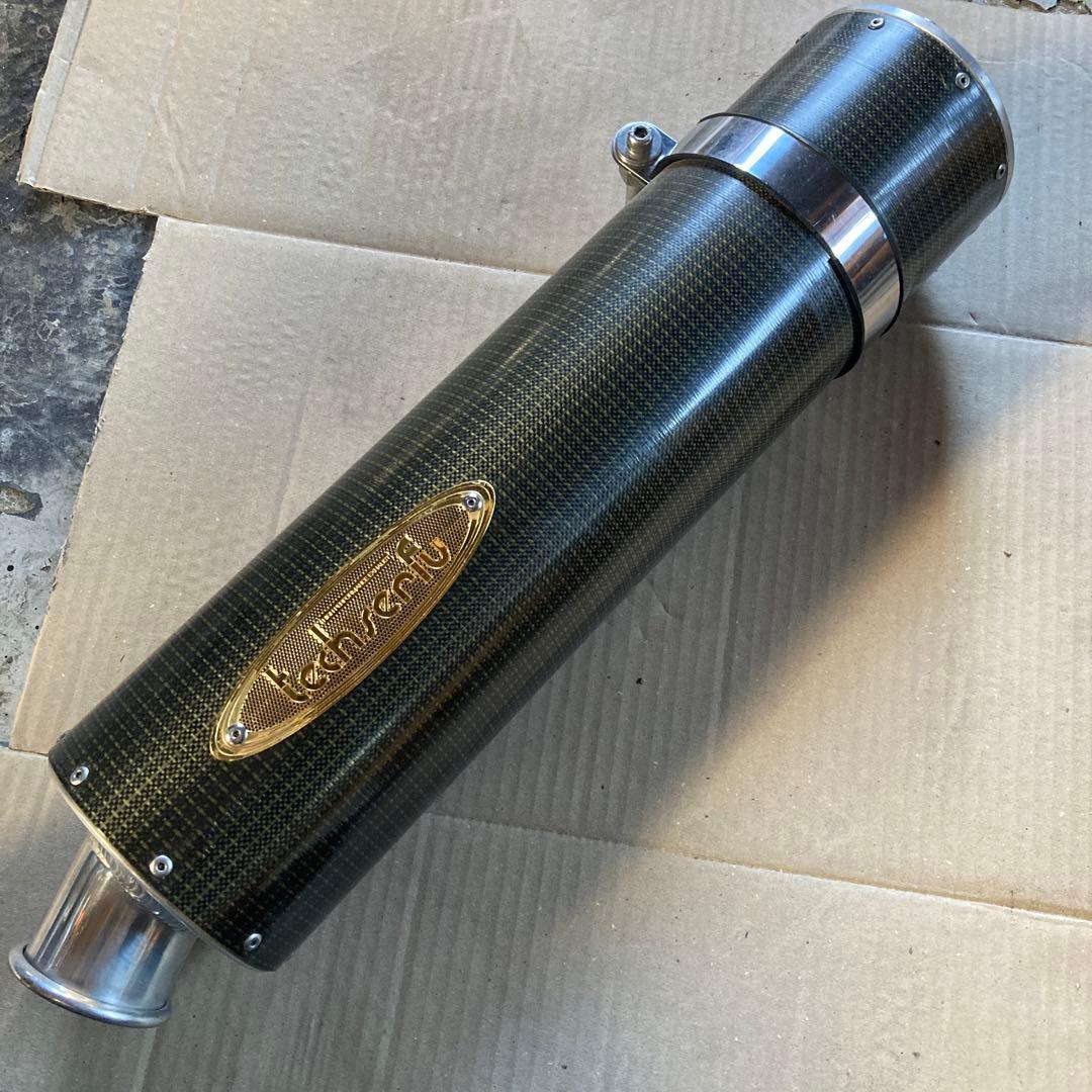 zrx1100 zrx1200 techserf スリップオンマフラー