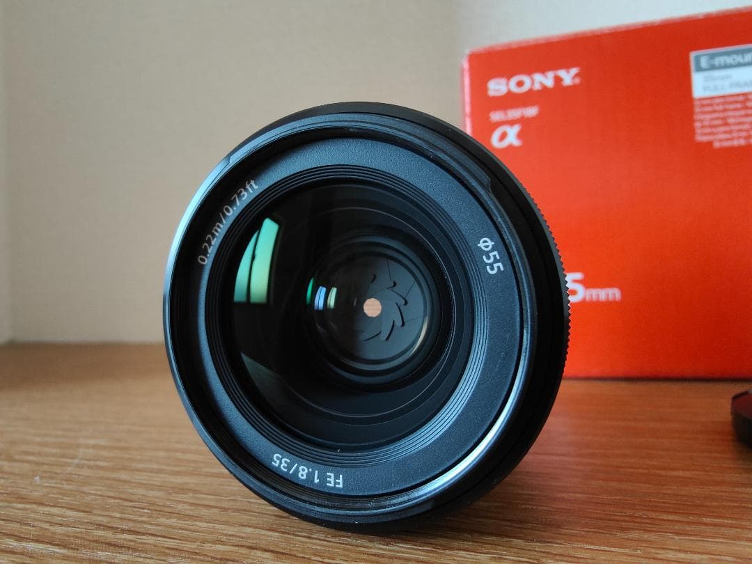 ソニー FE 35mm F1.8 SEL35F18F レンズフィルター付き
