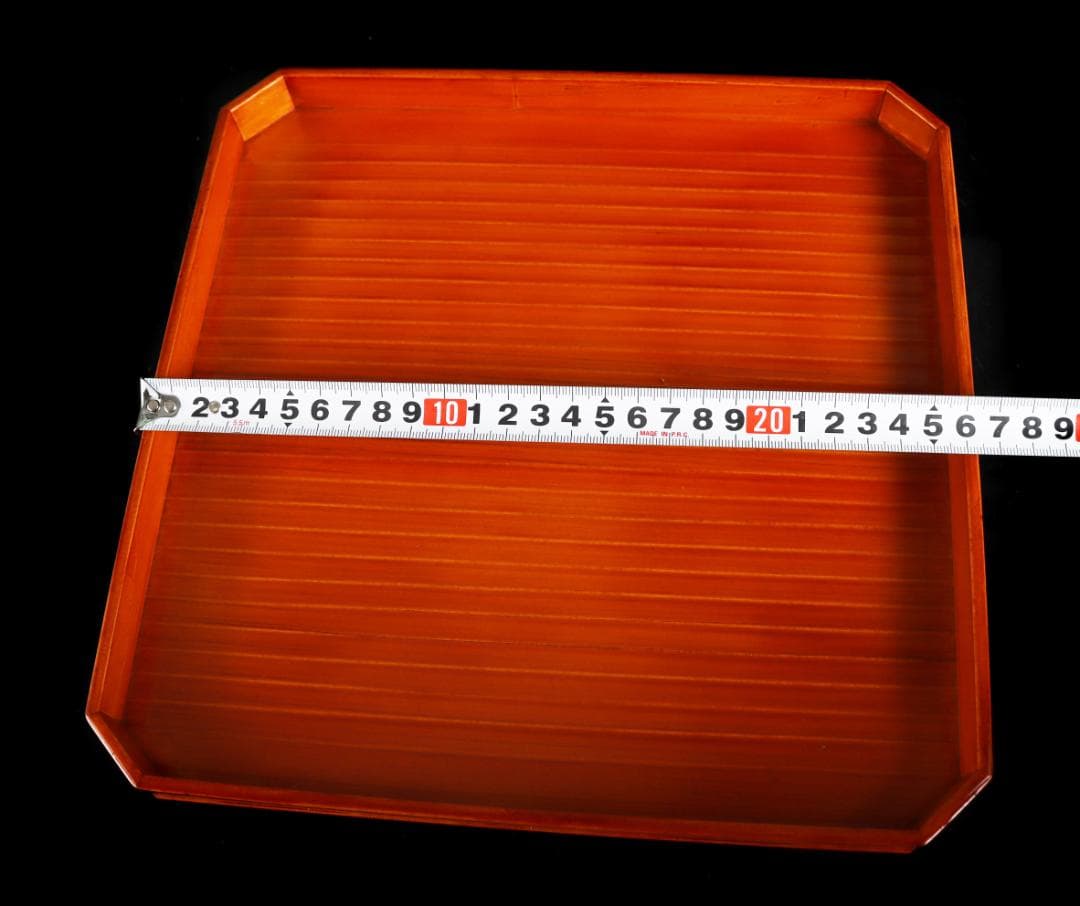 飛騨春慶塗 小吸膳 四方膳 折敷膳 懐石道具 会席 十客 共箱