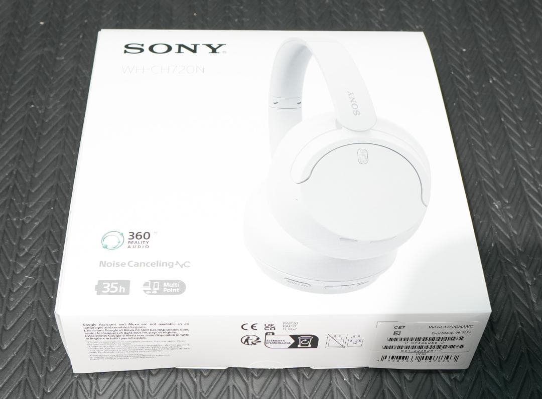【未使用】SONY ワイヤレスノイズキャンセリングヘッドホン WH-CH720N