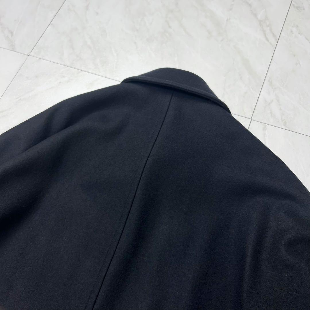 未使用に近い マッキントッシュ メルトン ウール ハンビー コート ネイビー 4