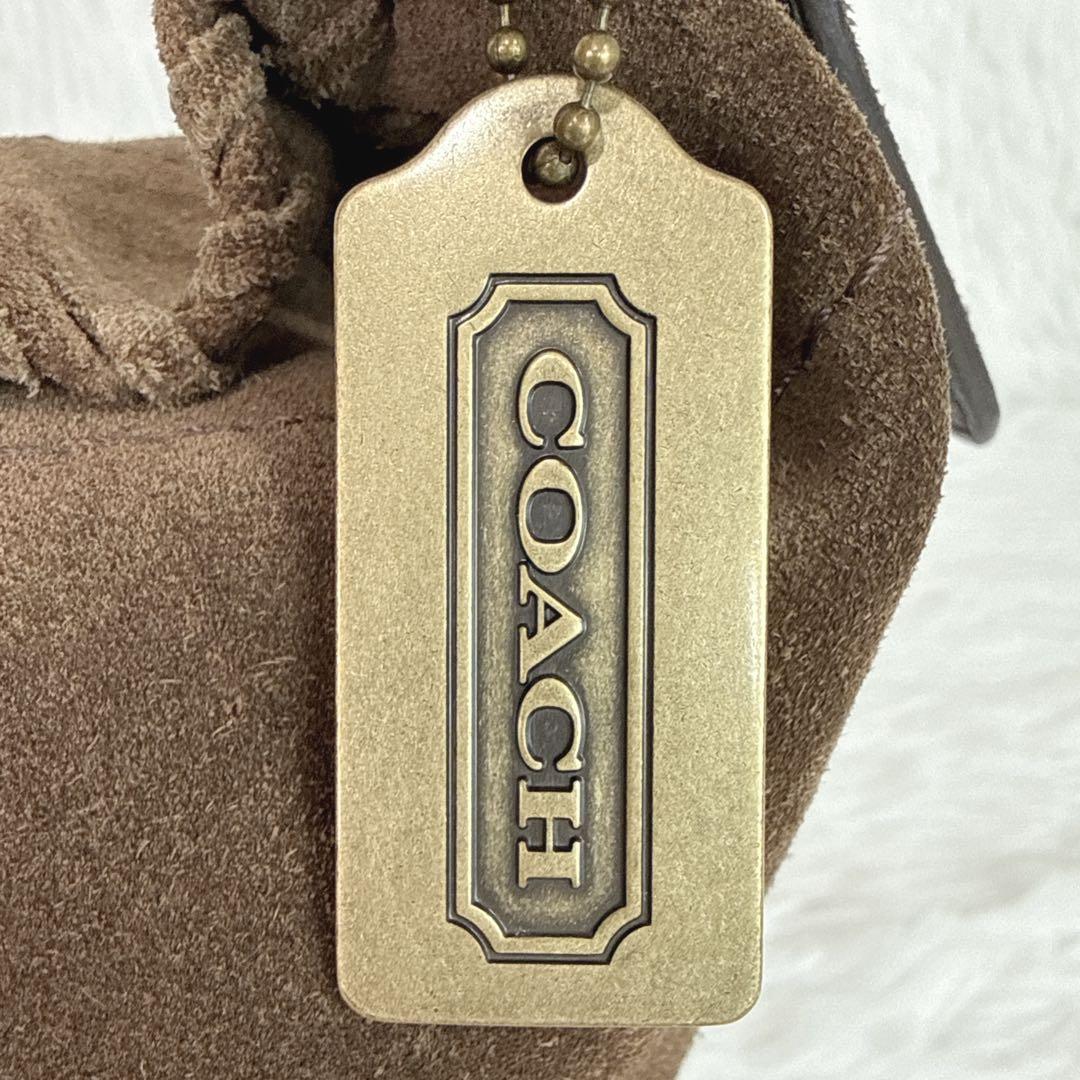 入手困難✨ OLD COACH　ハーフムーン　ワンショルダー　タッセル　スエード
