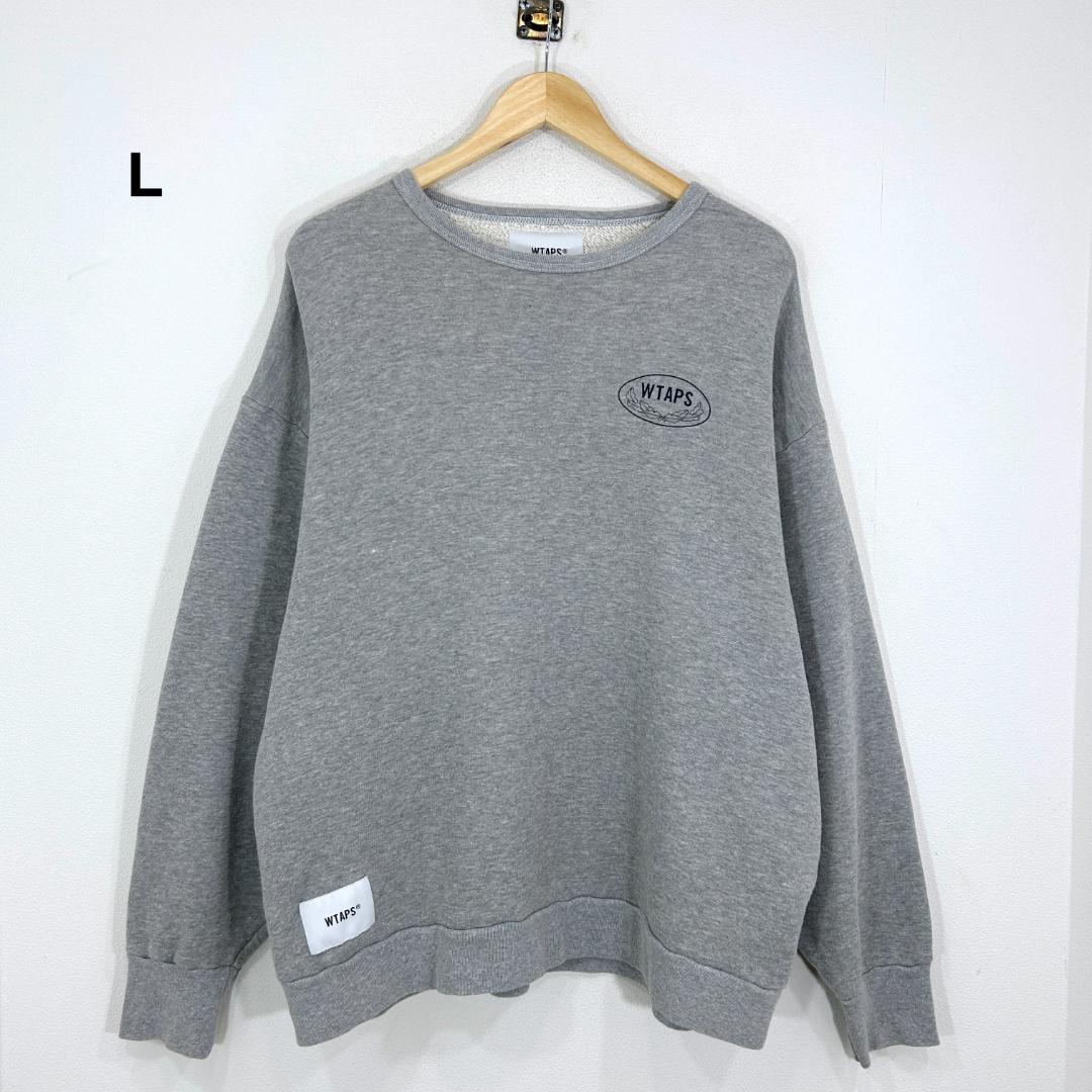 トップス 21AW WTAPS ACADEMY CREW NECK GRAY DSPLN