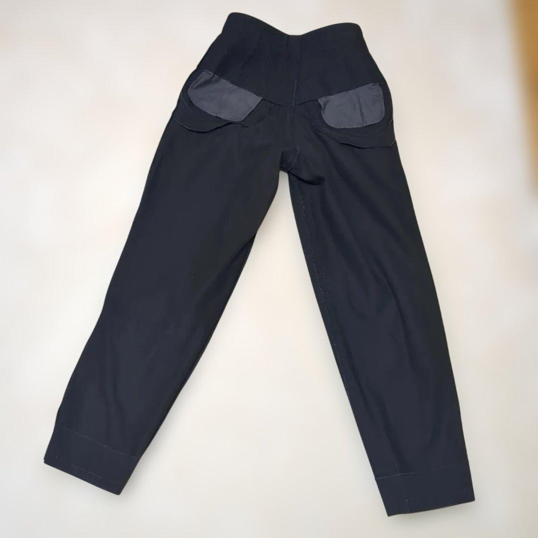 k*a様 ISSEY MIYAKE　イッセイミヤケ　黒　綿パンツ