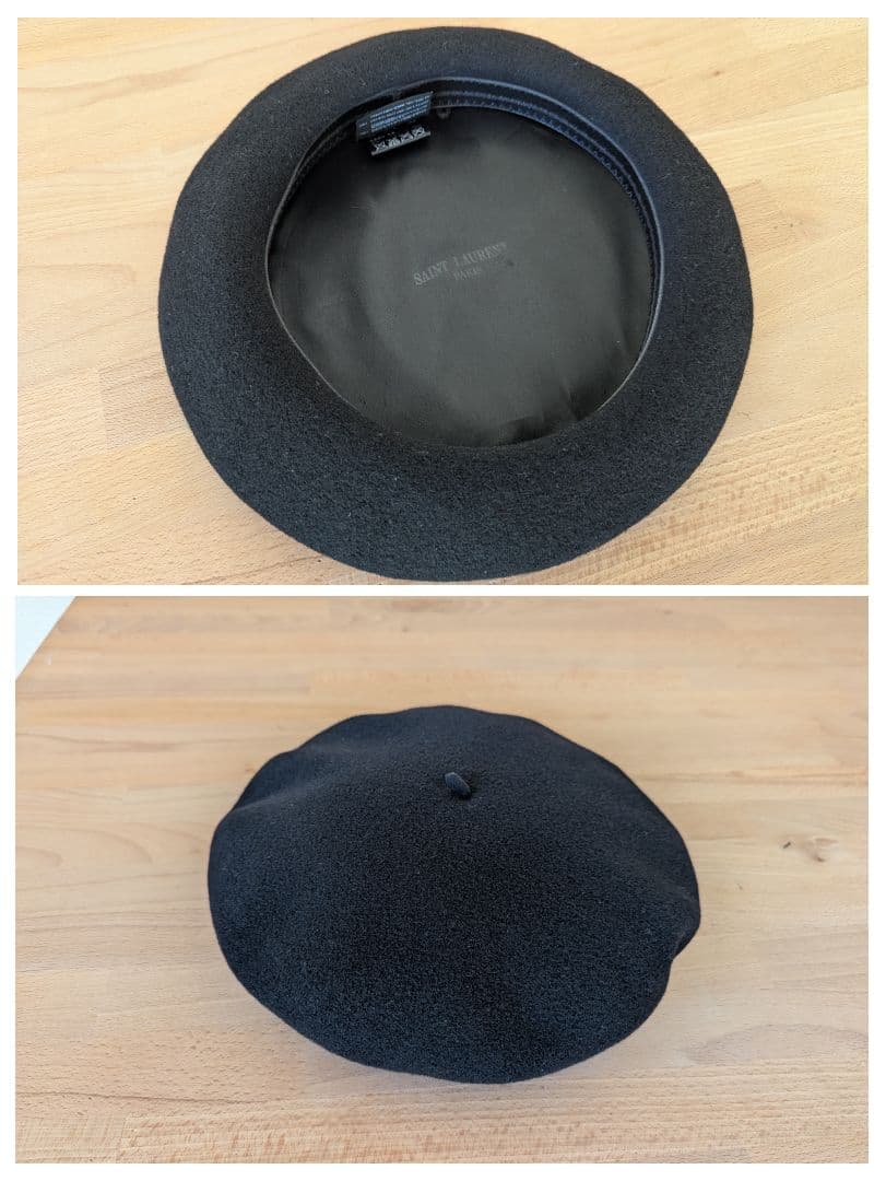 美品 エディ期 サンローランパリ 15aw ベレー帽 59 エディスリマン