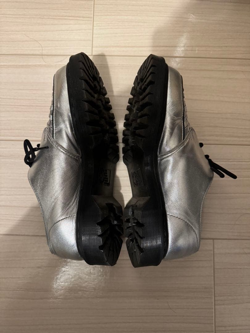 靴 supreme dr.martens ramsey creeper silver